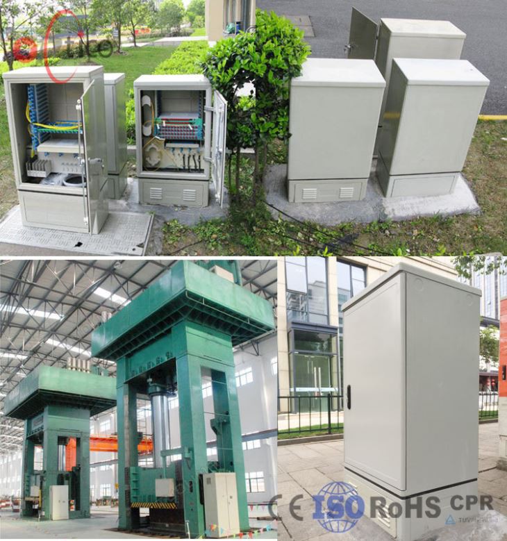 Outdoor Fiber OPTIC Cross Connect Cabinet