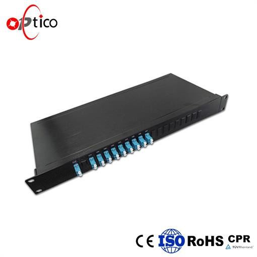8 Channel DWDM Multiplexer 1U Rack Type DWDM MUX/DEMUX 8 Channel DWDM Multiplexer 1U Rack Type DWDM MUX/DEMUX