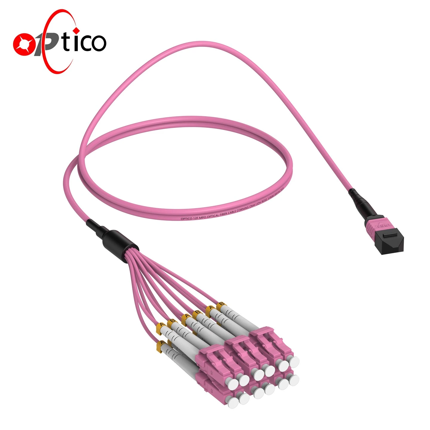 MPO MTP zu LC OM4 Fiber Patch Cord